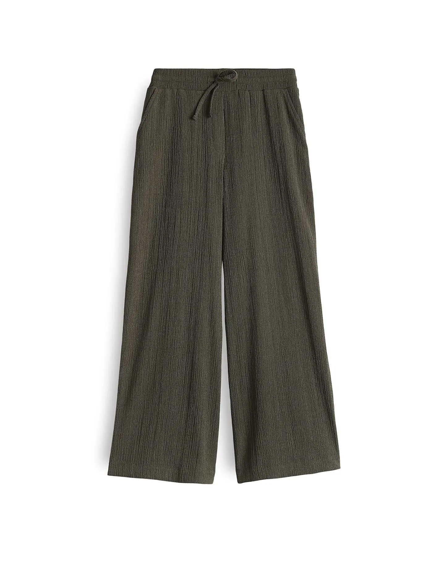 OPUS | Marlenehose MILENI CRINKLE | olive